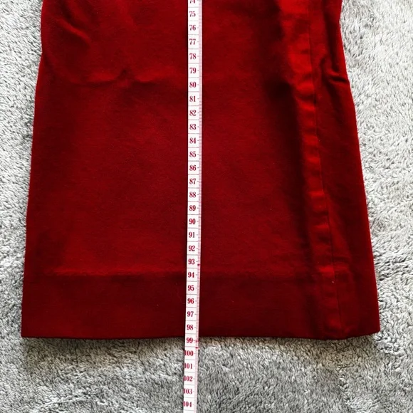 Banana Republic Red Flare Trousers Pants - Cotton Mix - Size 8 - Picture 6 of 13